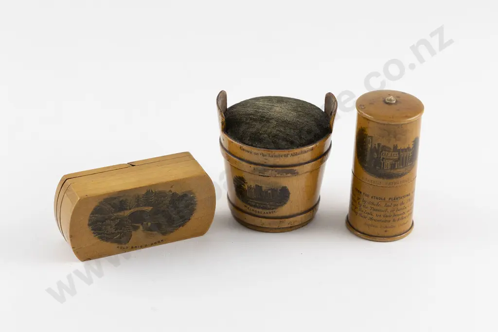 Victorian Maucheine Ware Pin Cushion Image 1++