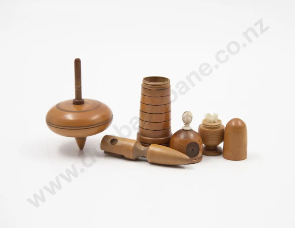 Three Pieces Victorian Treen Image 1++
