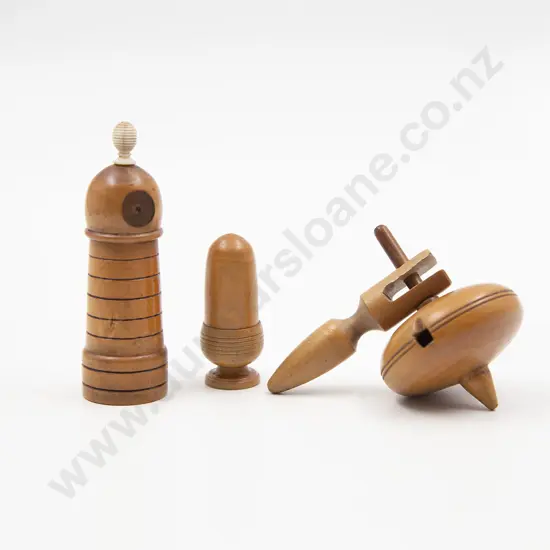 Three Pieces Victorian Treen
