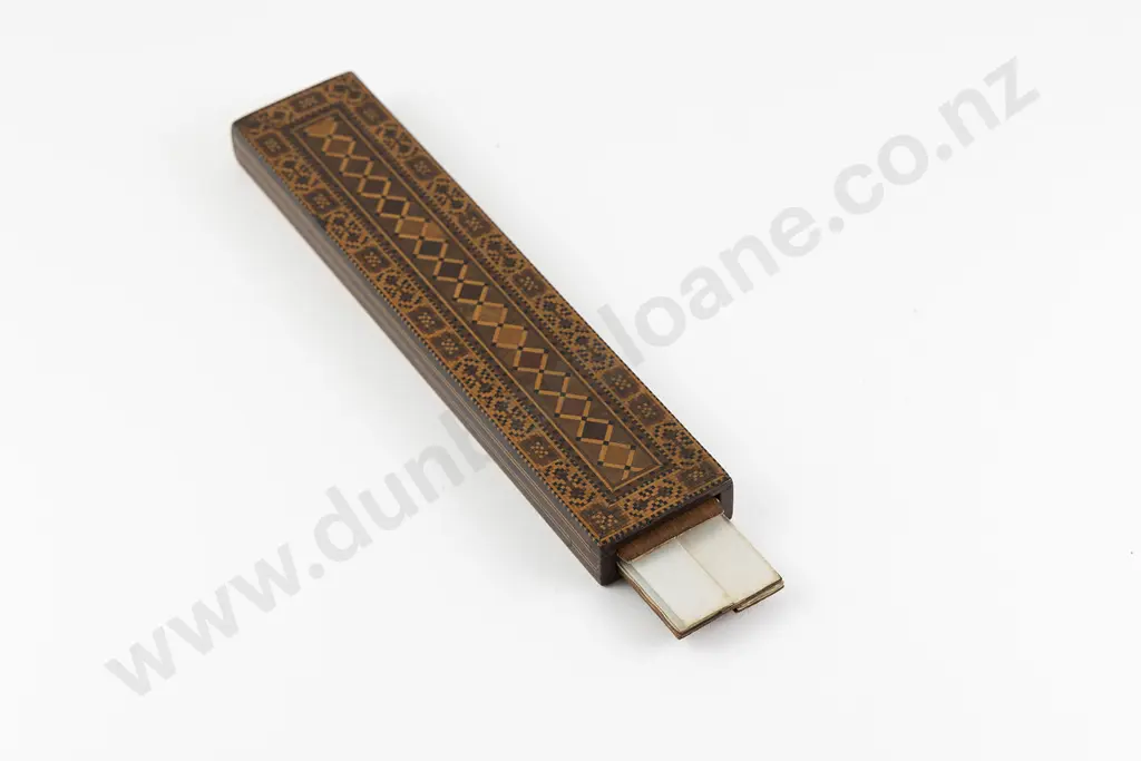 Victorian Tunbridge Ware Container Image 1++
