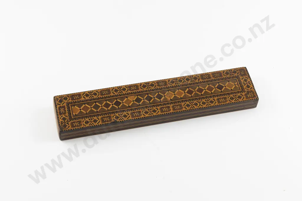 Victorian Tunbridge Ware Container Image 1++