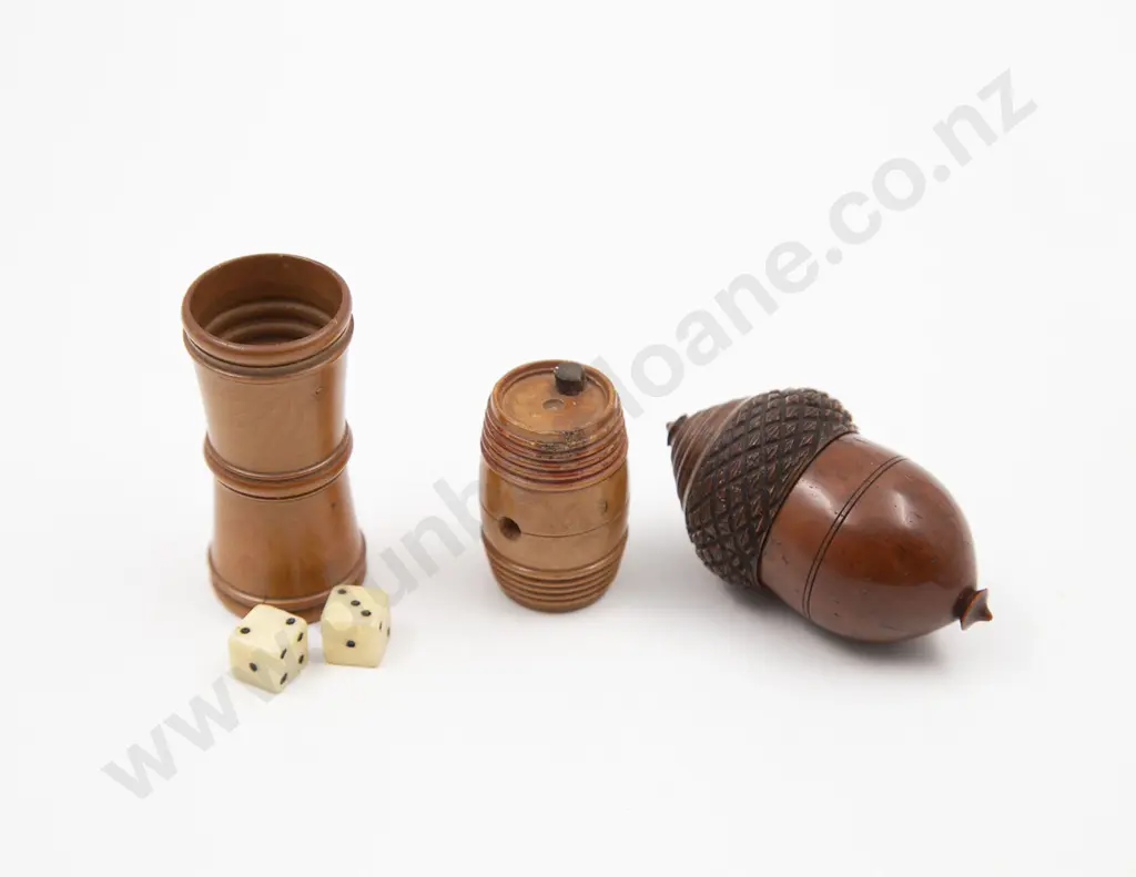 Three Pieces Victorian Treen Image 1++