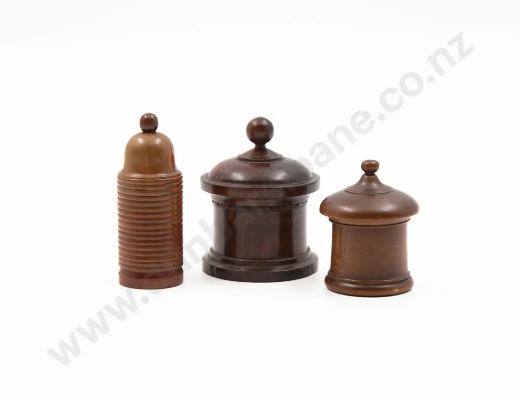 Three Pieces Victorian Treen Image 1++