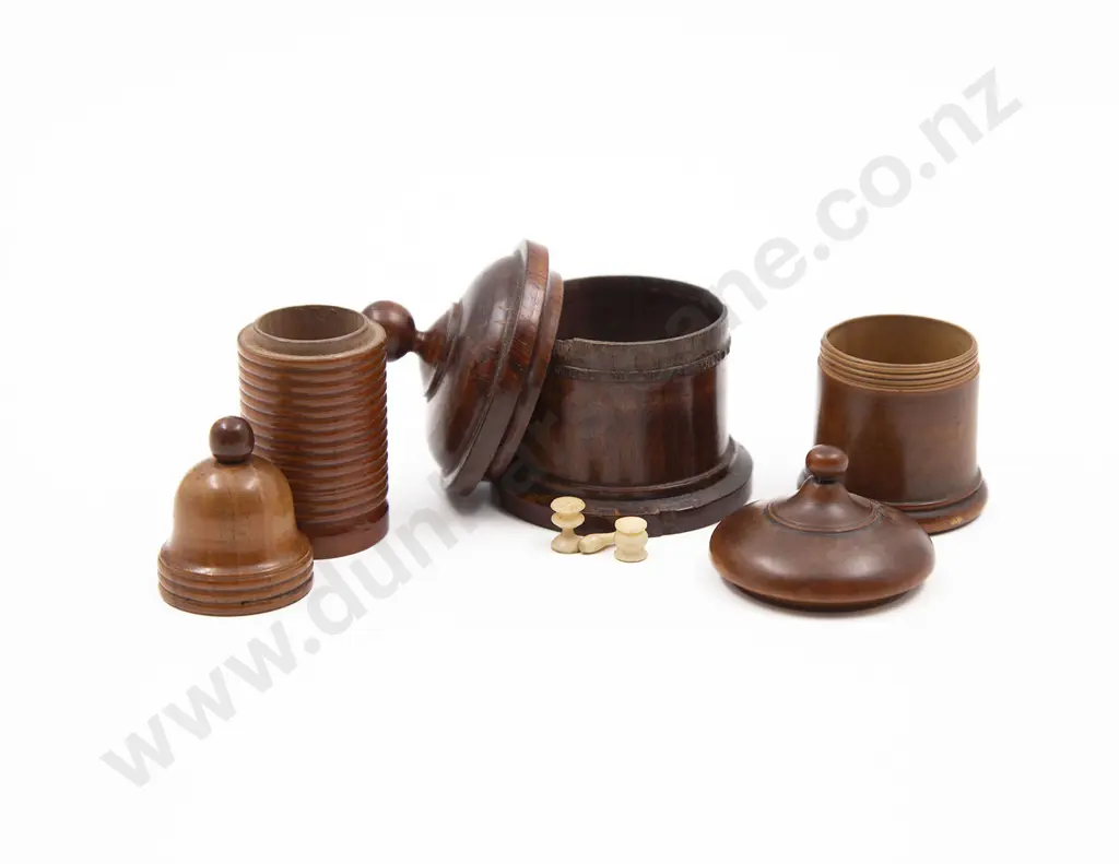 Three Pieces Victorian Treen Image 1++