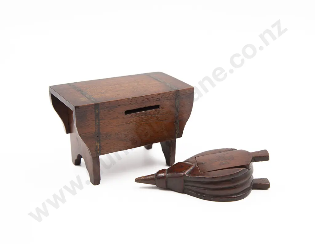 Two Pieces Victorian Treen Image 1++