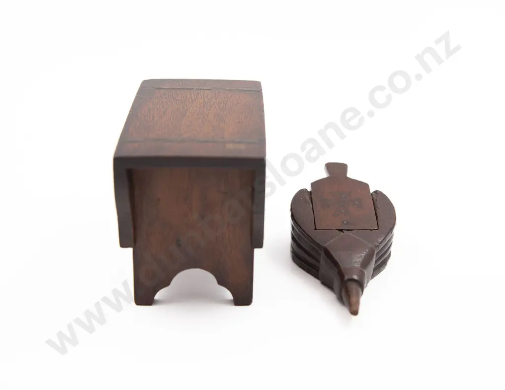 Two Pieces Victorian Treen Image 1++
