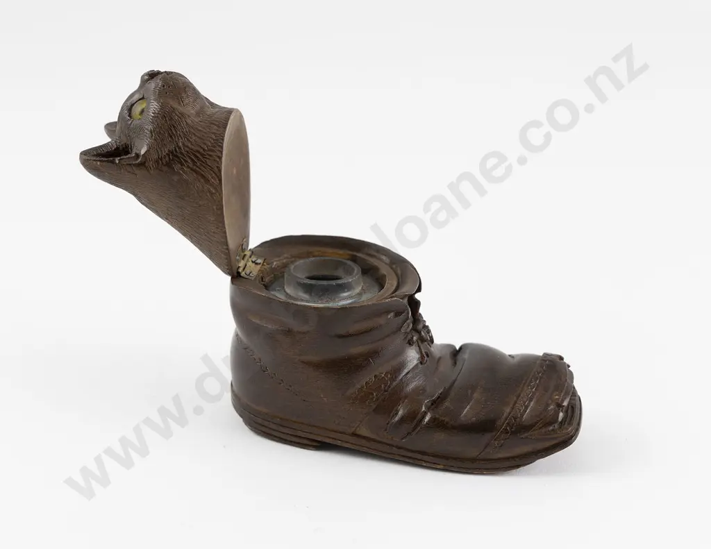 Victorian Treen Inkwell Image 1++