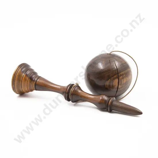 Victorian Walnut Ball & Cup Game Device