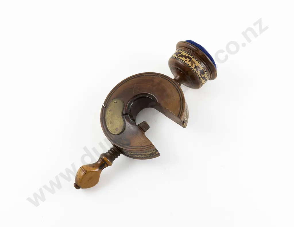 Victorian Tunbridge Ware Sewing Clamp Image 1++