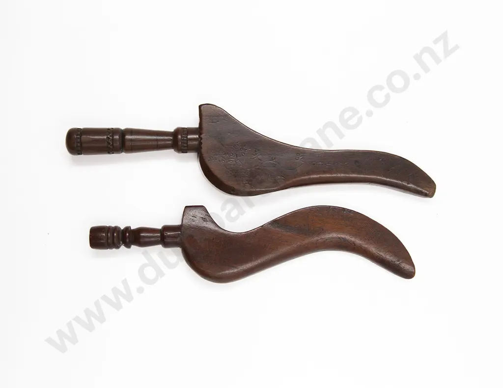 Two Victorian Treen 'Gull Wings' Image 1++