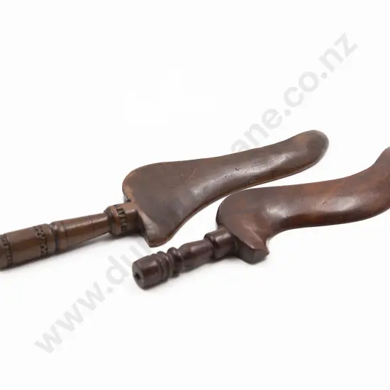 Two Victorian Treen 'Gull Wings'