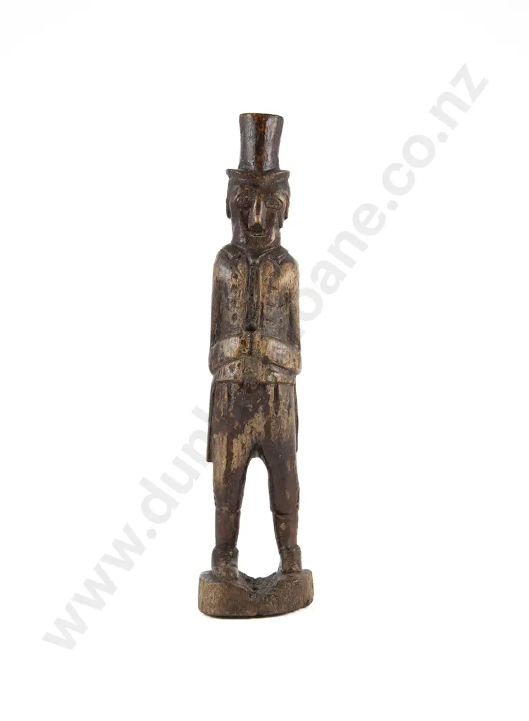 C19th American Folk Art Carved Figure Image 1++