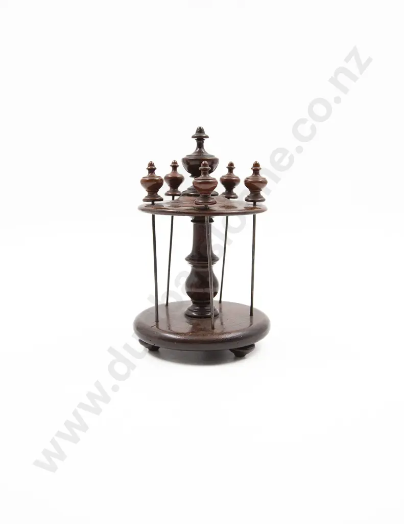 Victorian Mahogany Bobbin Stand Image 1++