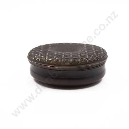 C18th Pressed Horn Snuff Box