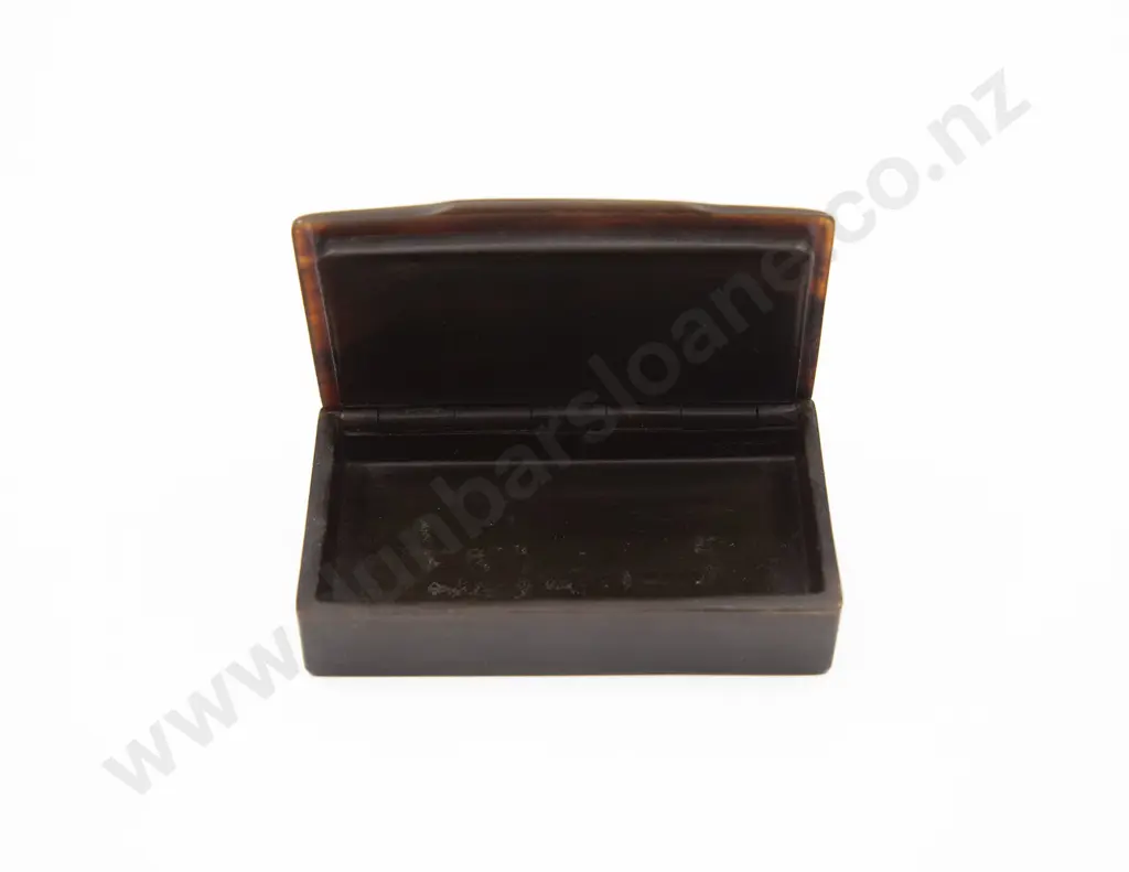 Early C19th Pressed Horn Snuff Box Image 1++