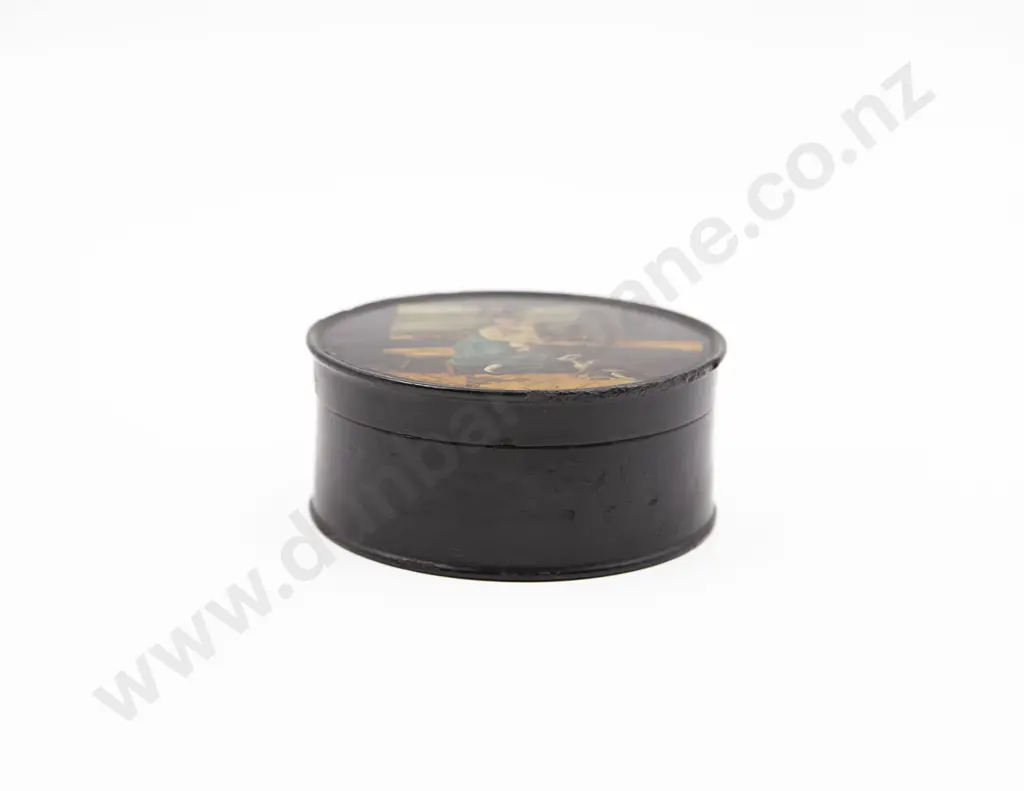 C19th Johann Stobwasser Style Snuff Box Image 1++