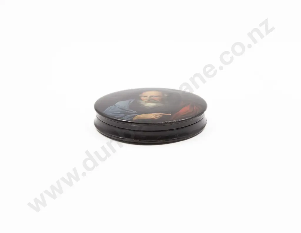 C19th Johann Stobwasser Style Snuff Box Image 1++
