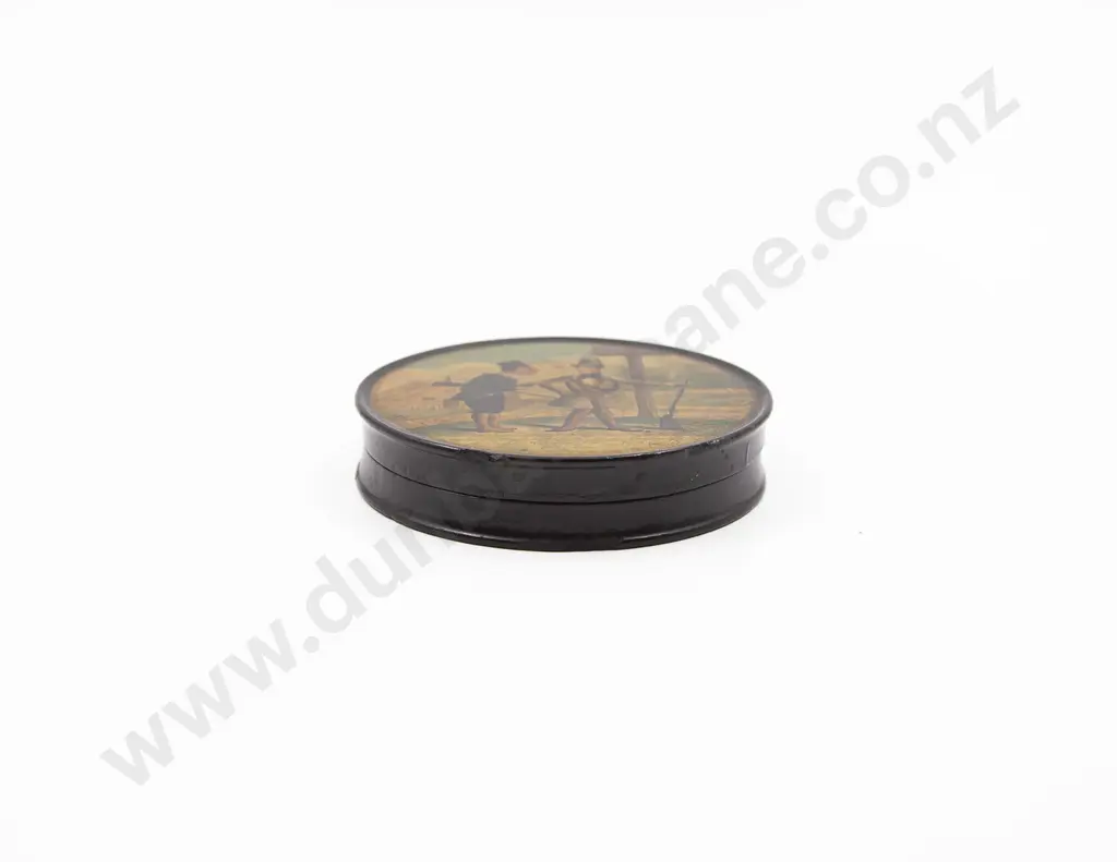 C19th Johann Stobwasser Style Snuff Box Image 1++