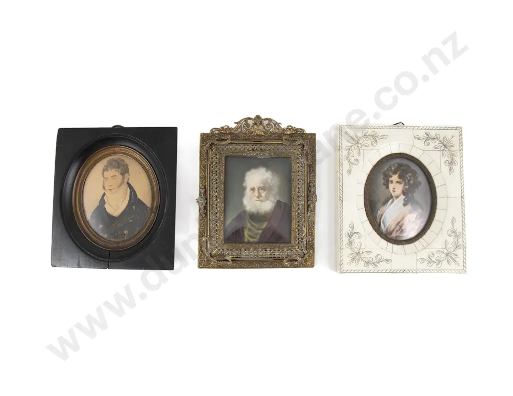 Regency Miniature Portrait Of A Gent Image 1++