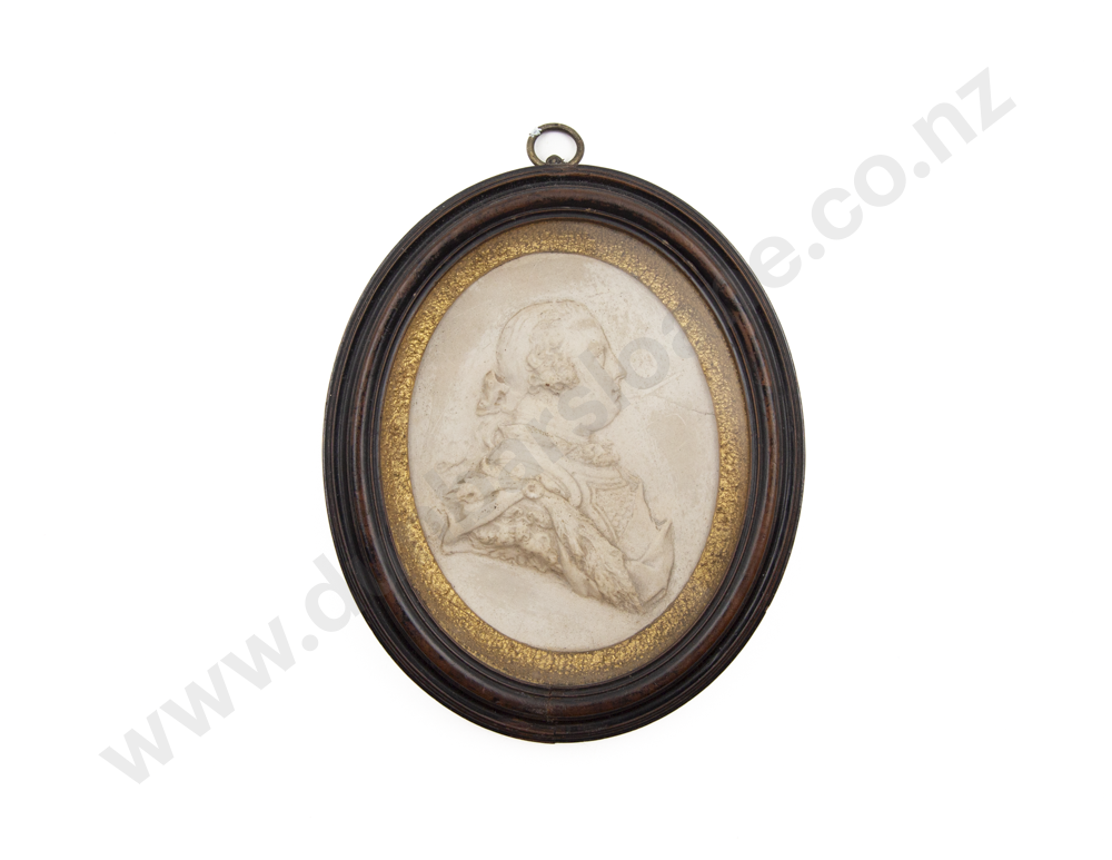 Geo III Relief Cast Portrait Bust Of A Gent Image 1++