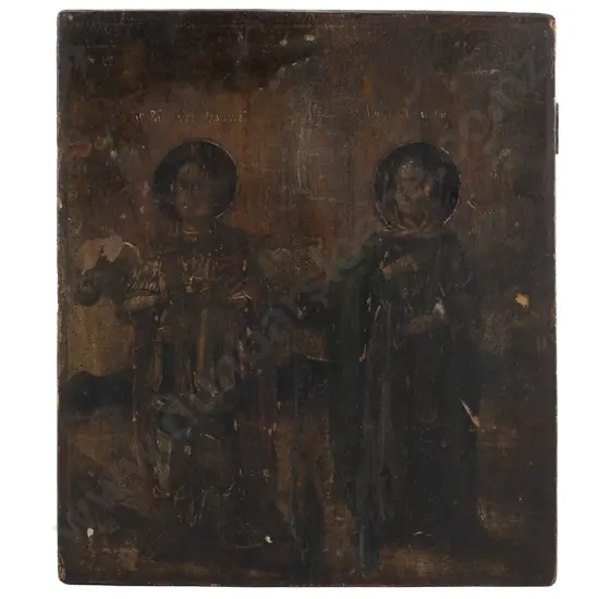Late C19th Russian Icon