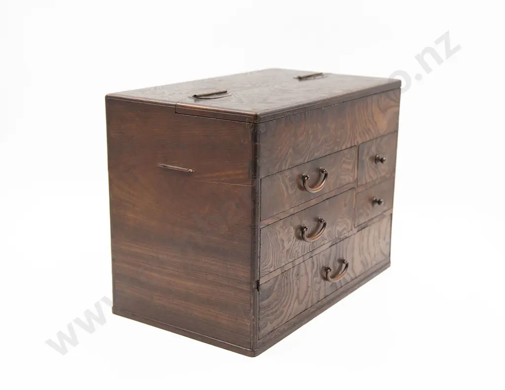 Japanese Taisho Period (1912-26) Sewing Box/Haribako Image 1++