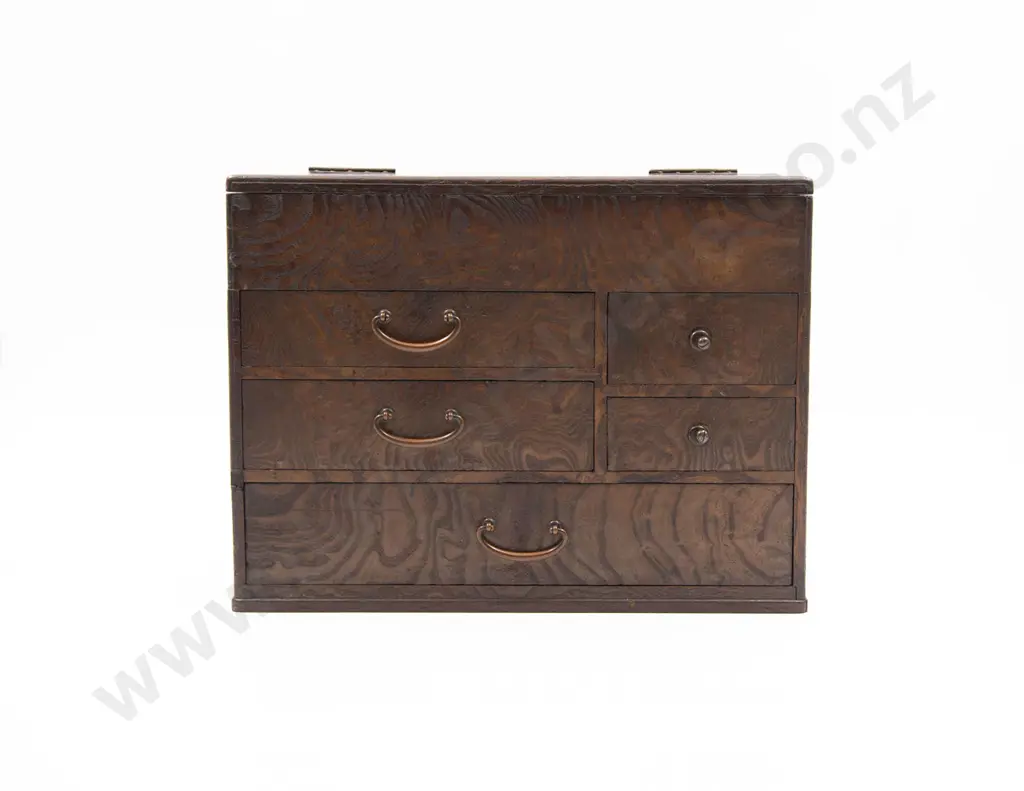 Japanese Taisho Period (1912-26) Sewing Box/Haribako Image 1++