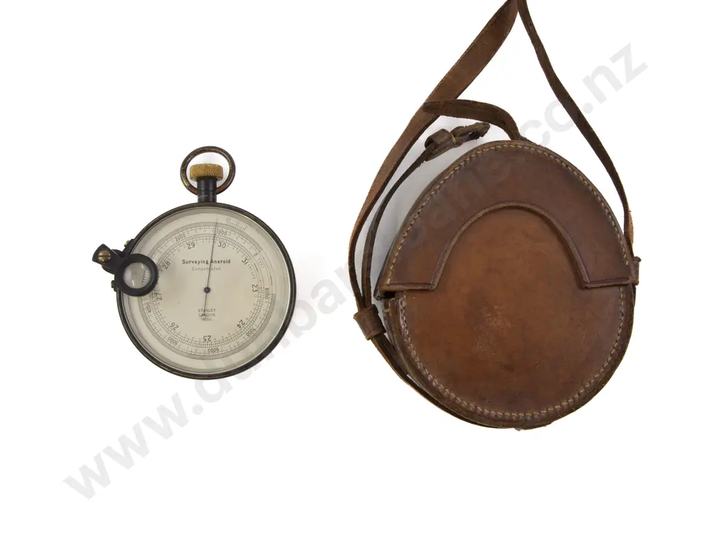 Stanley Of London Surveying Aneroid Compensated Barometer Image 1++