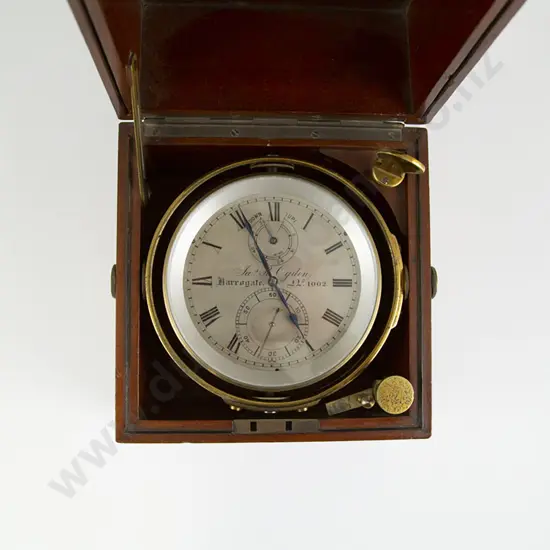 C19th Marine Chronometer By Ogden of Harrogate
