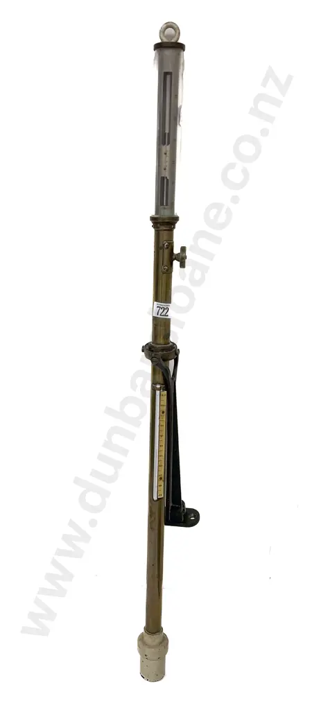 H Hughes & Son Ltd London Brass Stick Barometer Image 1++