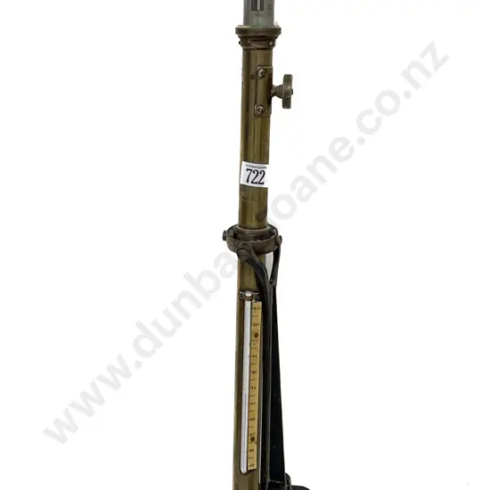 H Hughes & Son Ltd London Brass Stick Barometer