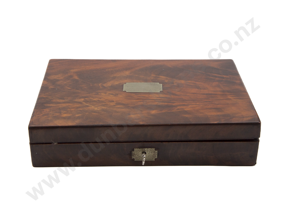 Vict Mahogany Cased Set Of Drawing Instruments Image 1++