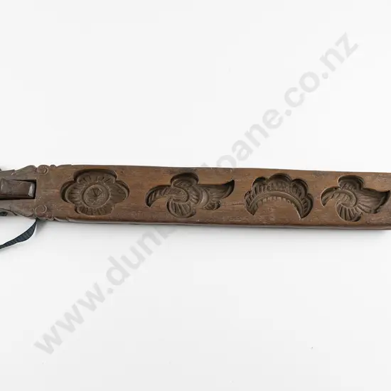 Victorian Treen Biscuit Mould