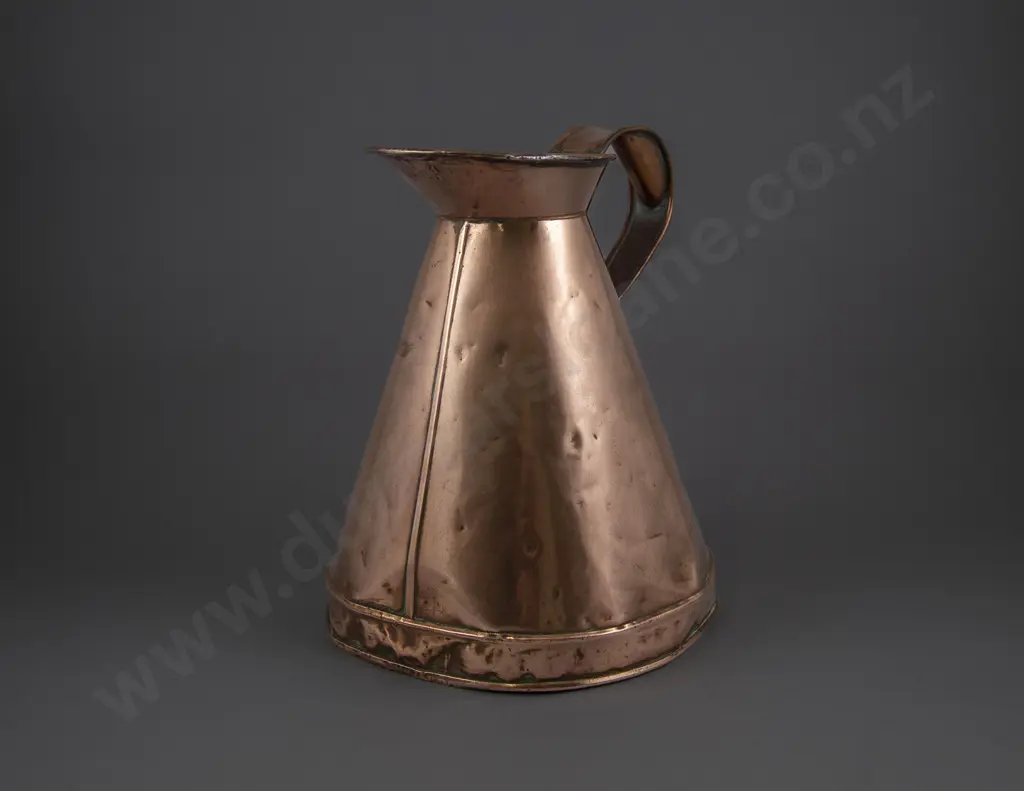 Antique Copper Gallon Measure Image 1++
