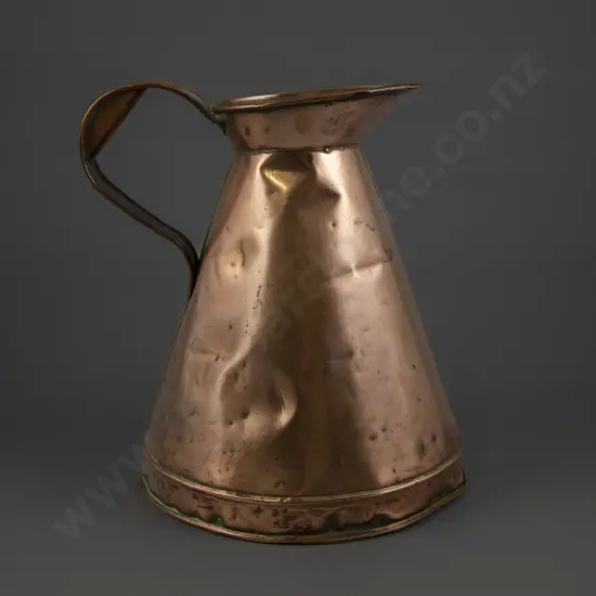 Antique Copper Gallon Measure