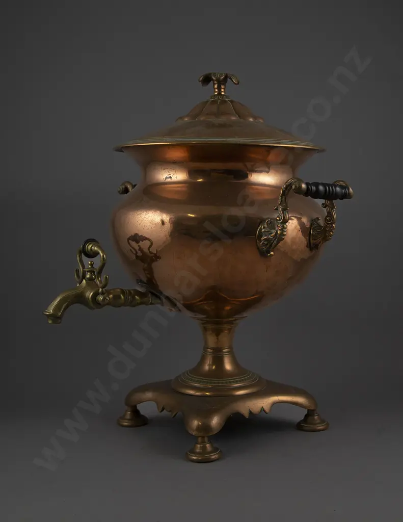 Mid C19th Large Copper Samovar Image 1++