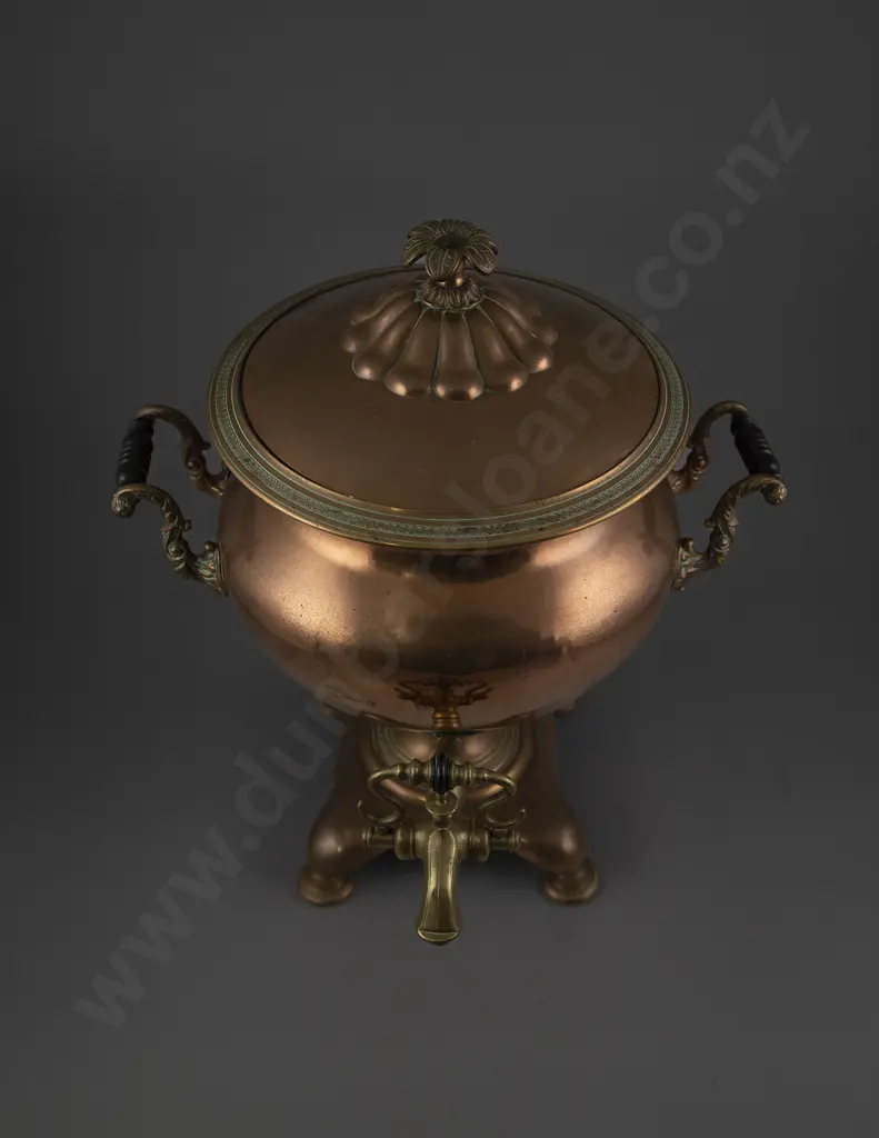 Mid C19th Large Copper Samovar Image 1++