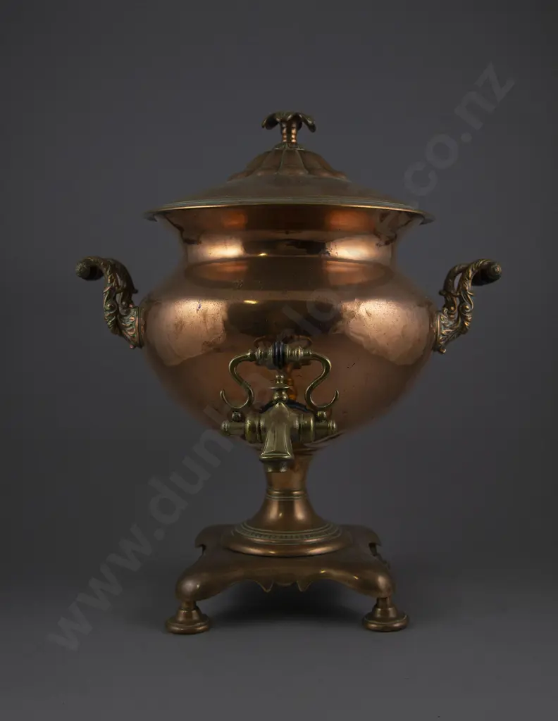 Mid C19th Large Copper Samovar Image 1++