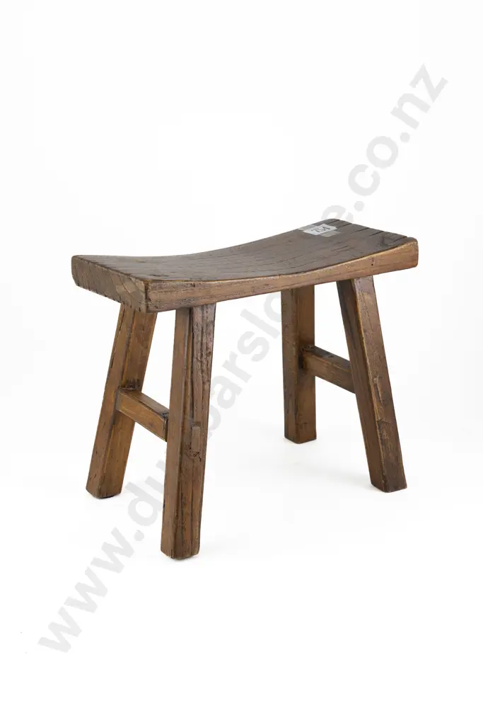 Early C20th Chestnut Milking Stool Image 1++