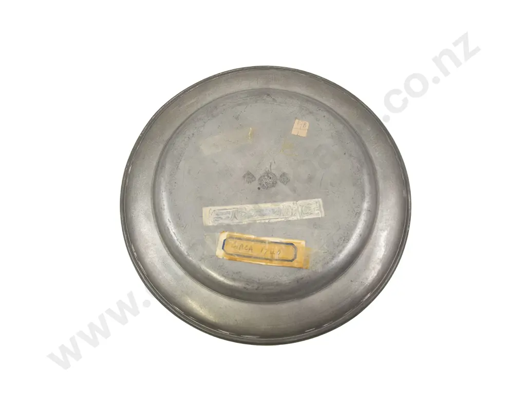 Mid C18th Pewter Plate Image 1++