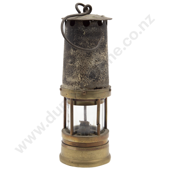 Vict Brass & Steel Miners Lamp