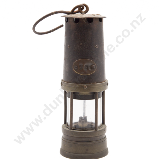 Vict Brass & Steel Miners Lamp