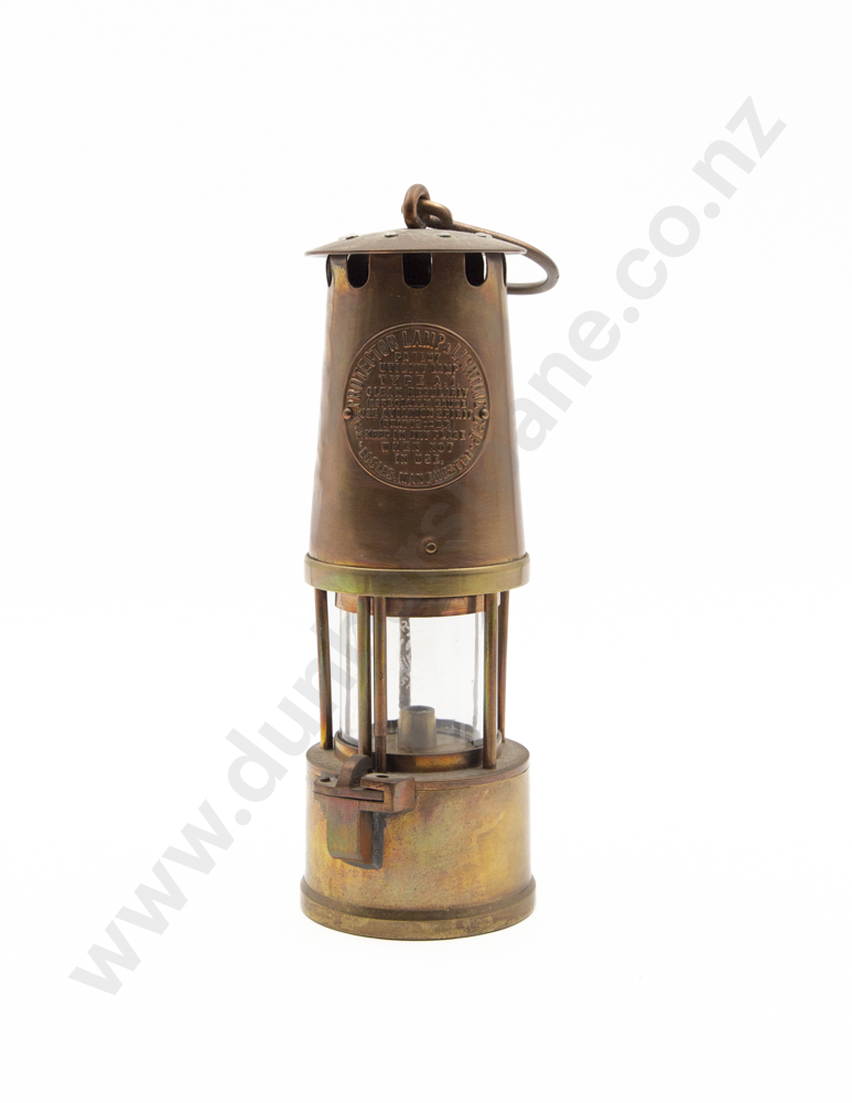 Vintage Brass Miners Lamp By The Protector Lamp & Lighting Co Ltd Image 1++