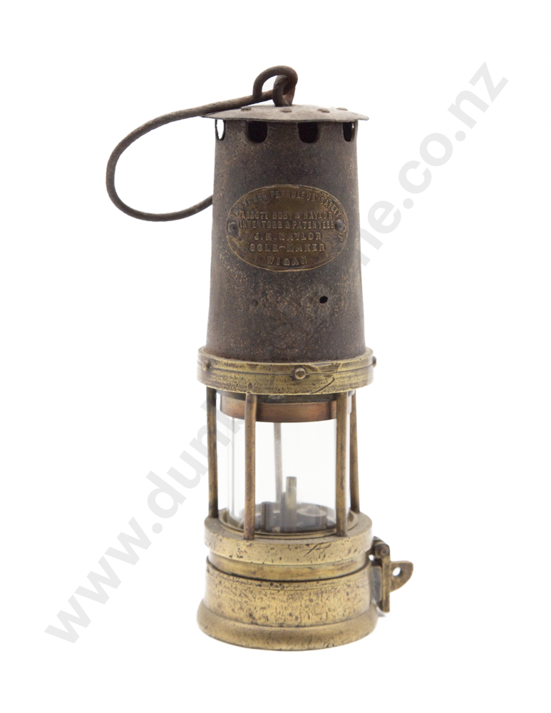 Vict Brass & Steel Miners Lamp By Abbott Roby & Naylor Image 1++