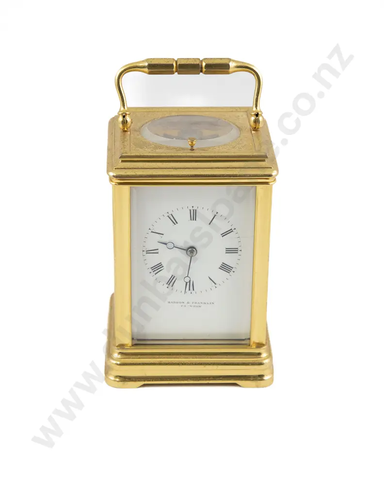 Brass Cased Carriage Clock Image 1++
