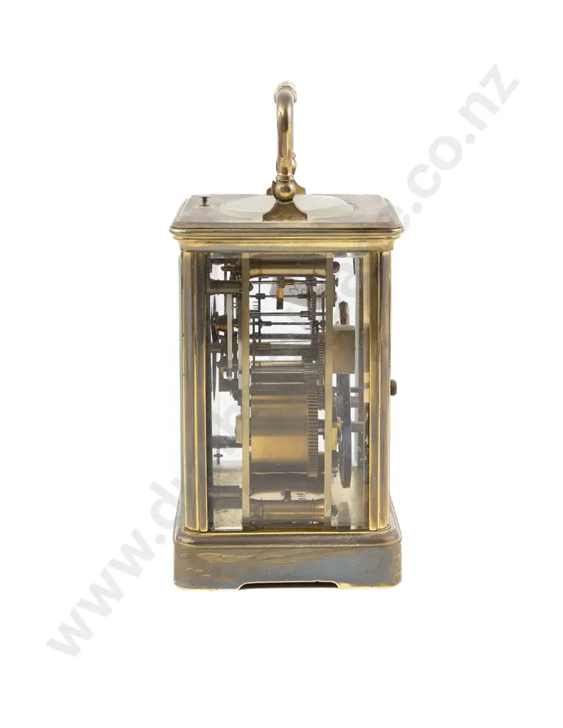 Brass Cased Carriage Clock with travel case Image 1++