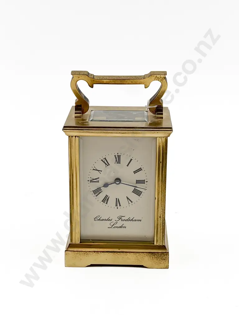 French Brass Carriage Clock Image 1++