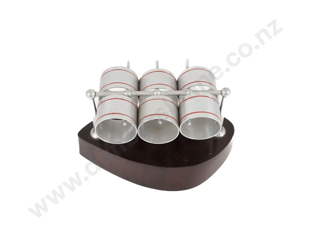 Set Of 6 Napkin Rings Made From A WWII Messerschmitt Image 1++