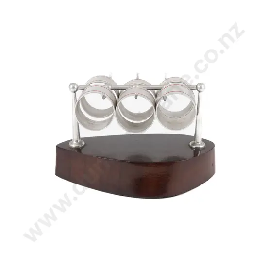 Set Of 6 Napkin Rings Made From A WWII Messerschmitt