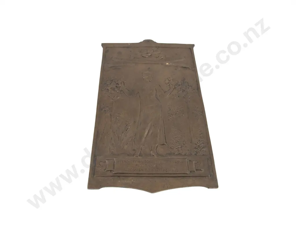 Sir William Hamo Thorneycroft (1850-1925) C1920 Bronze Horticultural Bronze Plaque Image 1++